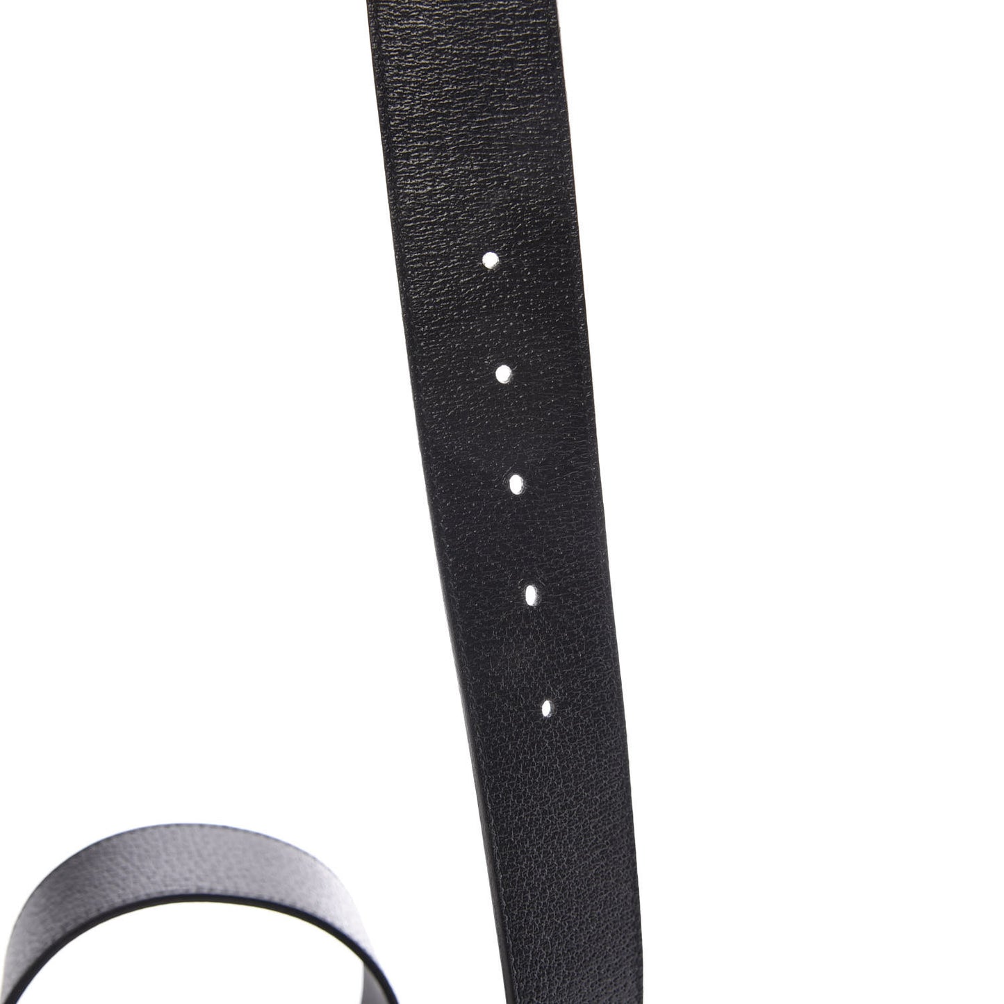 Textured Calfskin Double G 40mm Belt 85 34 Black