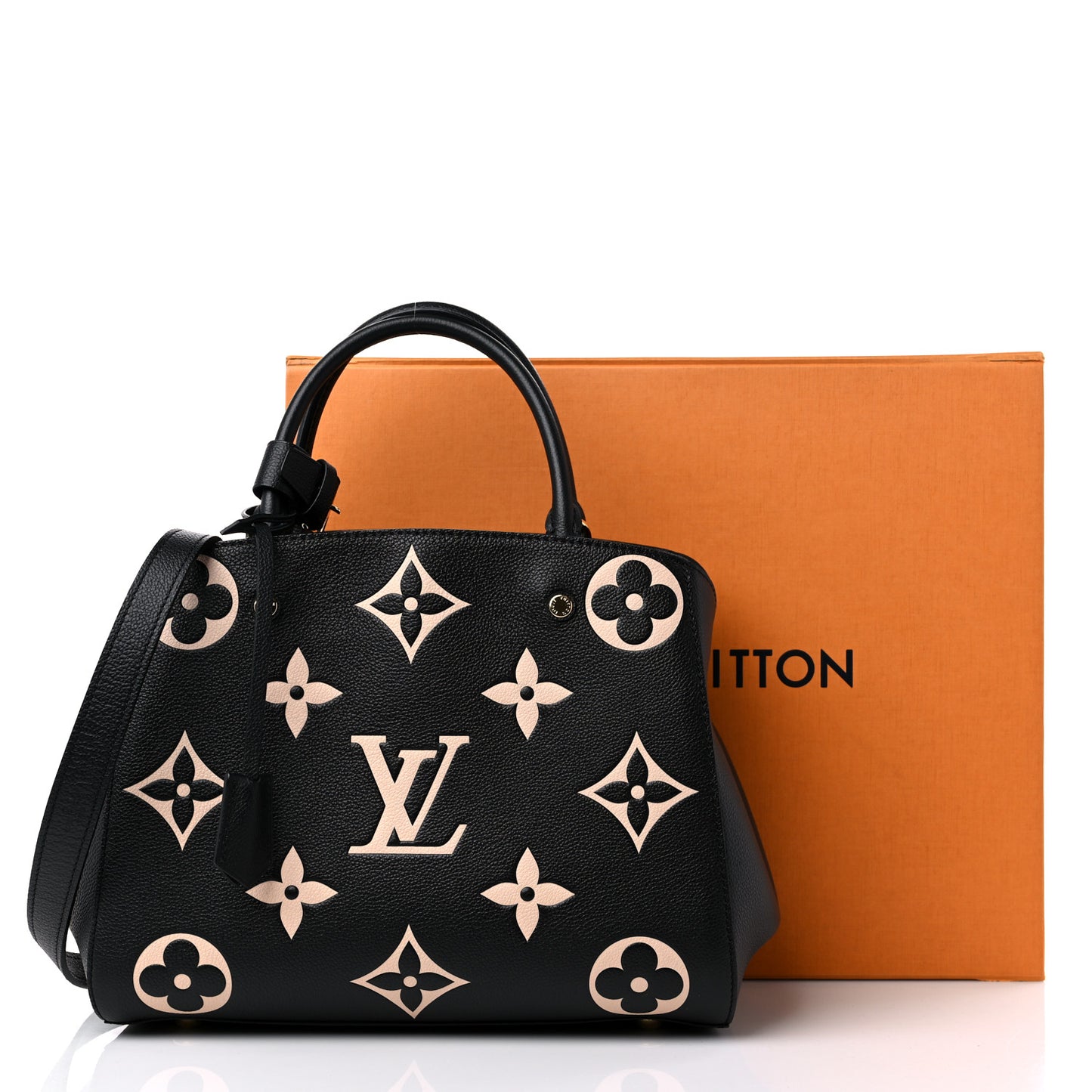 Empreinte Monogram Giant Montaigne MM Black Beige