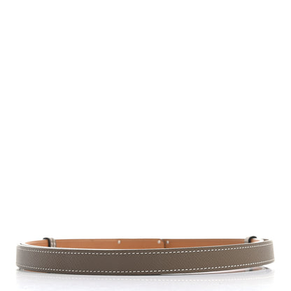Hermes Epsom Kelly Belt Etoupe 2 of 3