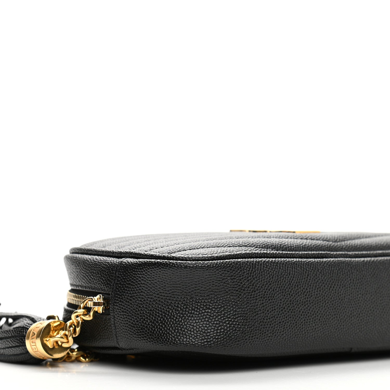 Saint Laurent Grain De Poudre Matelasse Monogram Mini Lou Camera Bag Black 9 of 11
