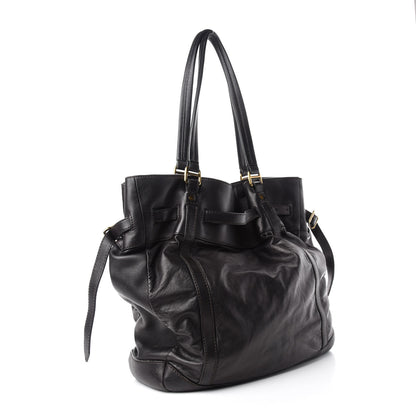 Burberry Soft Lambskin Granville Tote Dark Brown 3 of 9