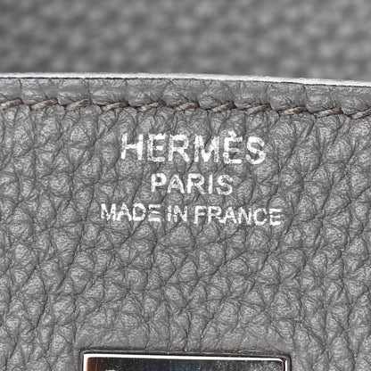 Hermes Togo Birkin 25 Etain 20 of 33