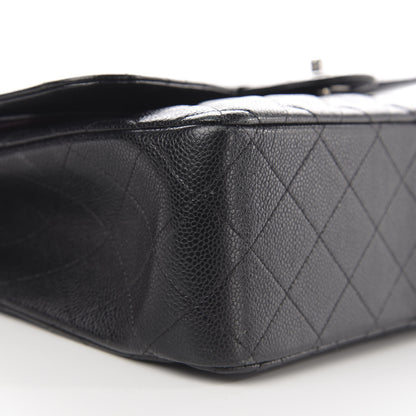 Chanel Caviar Quilted Jumbo Double Flap Black 11 of 13