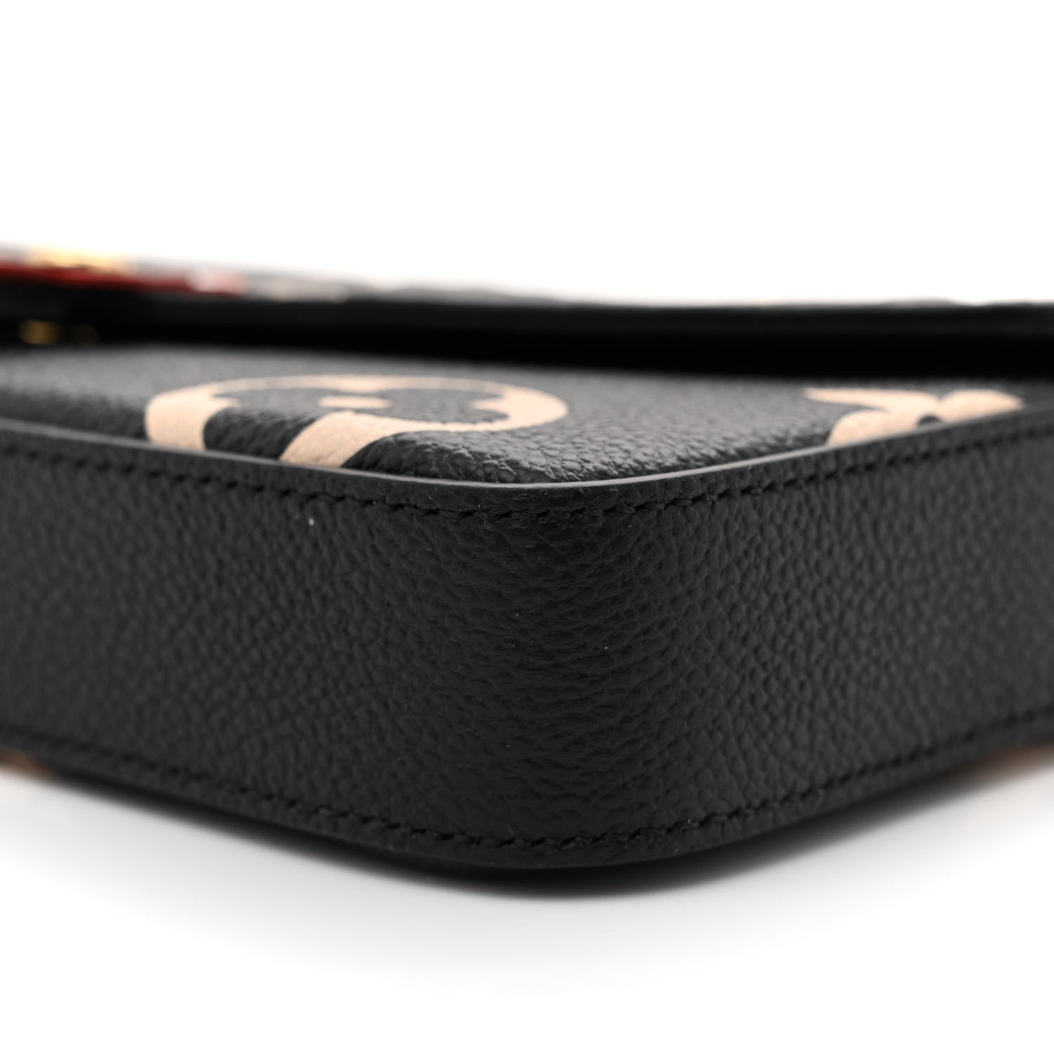 Louis Vuitton Empreinte Monogram Giant Crafty Pochette Felicie Black Creme 11 of 11
