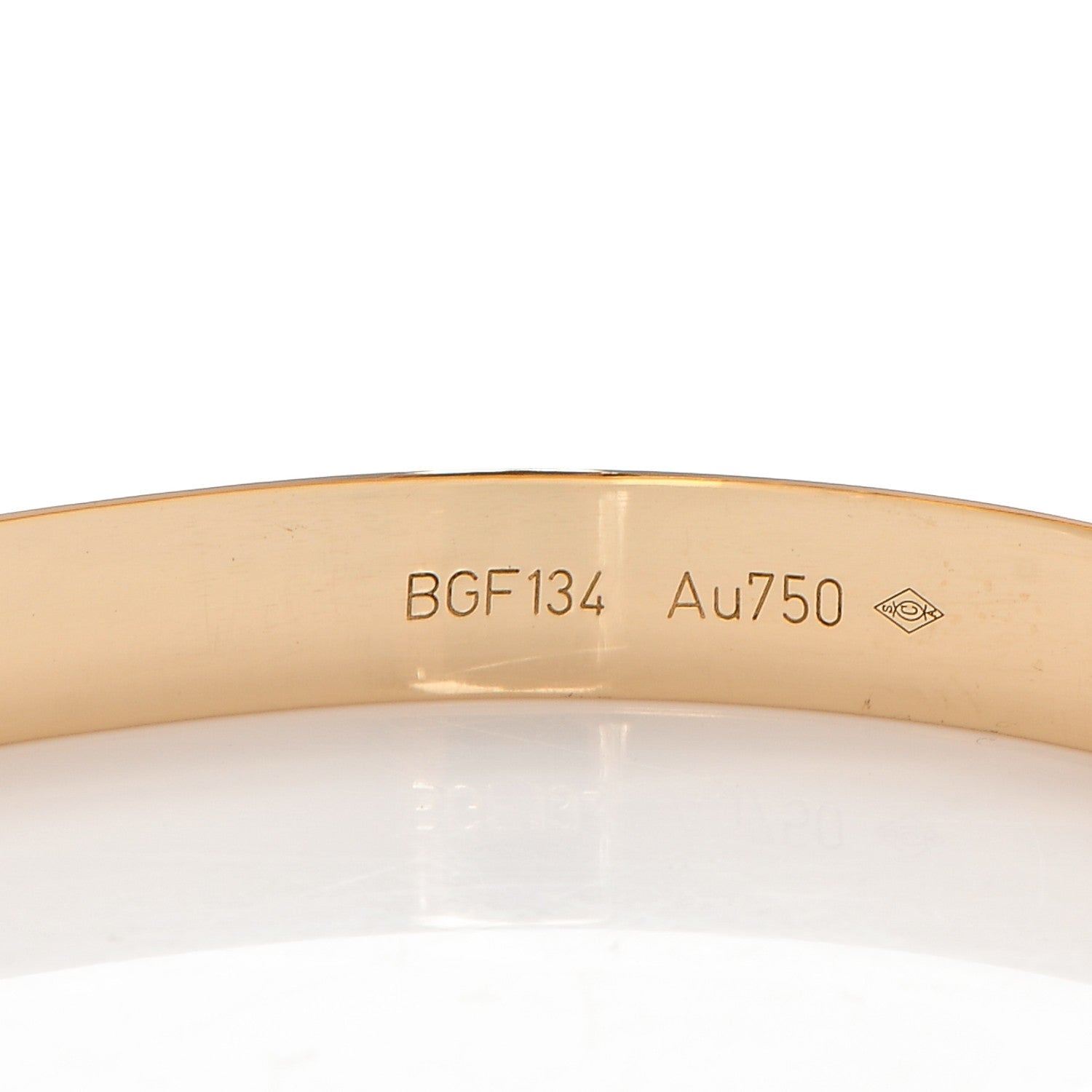 Cartier 18K Yellow Gold LOVE Bracelet 18 5 of 8
