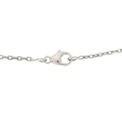 Hermes Lacquered Palladium Mini Pop H Pendant Necklace White 5 of 5