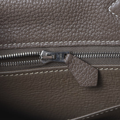 Hermes Togo Kelly Retourne 32 Etoupe 27 of 39