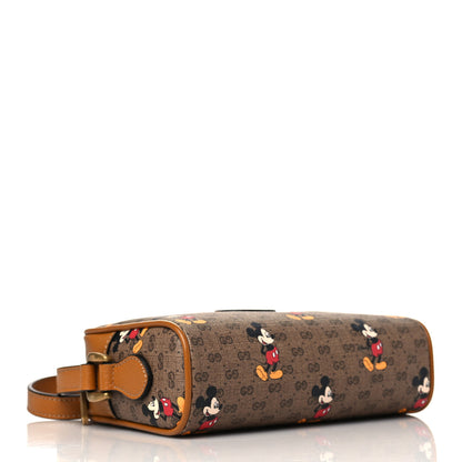 Gucci X DISNEY Mini Vintage GG Supreme Monogram Mickey Mouse Shoulder Bag Beige Vintage Sun Oil 4 of 6