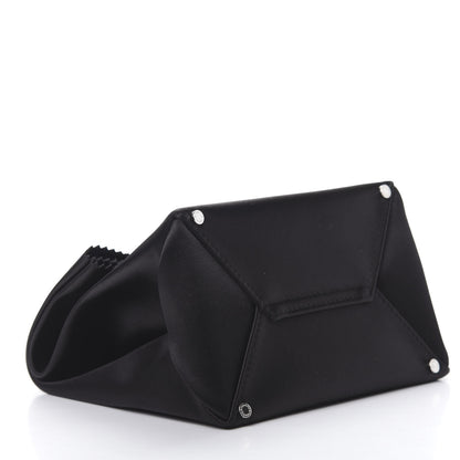 Alexander Wang Satin Lunch Bag Clutch Black 4 of 6