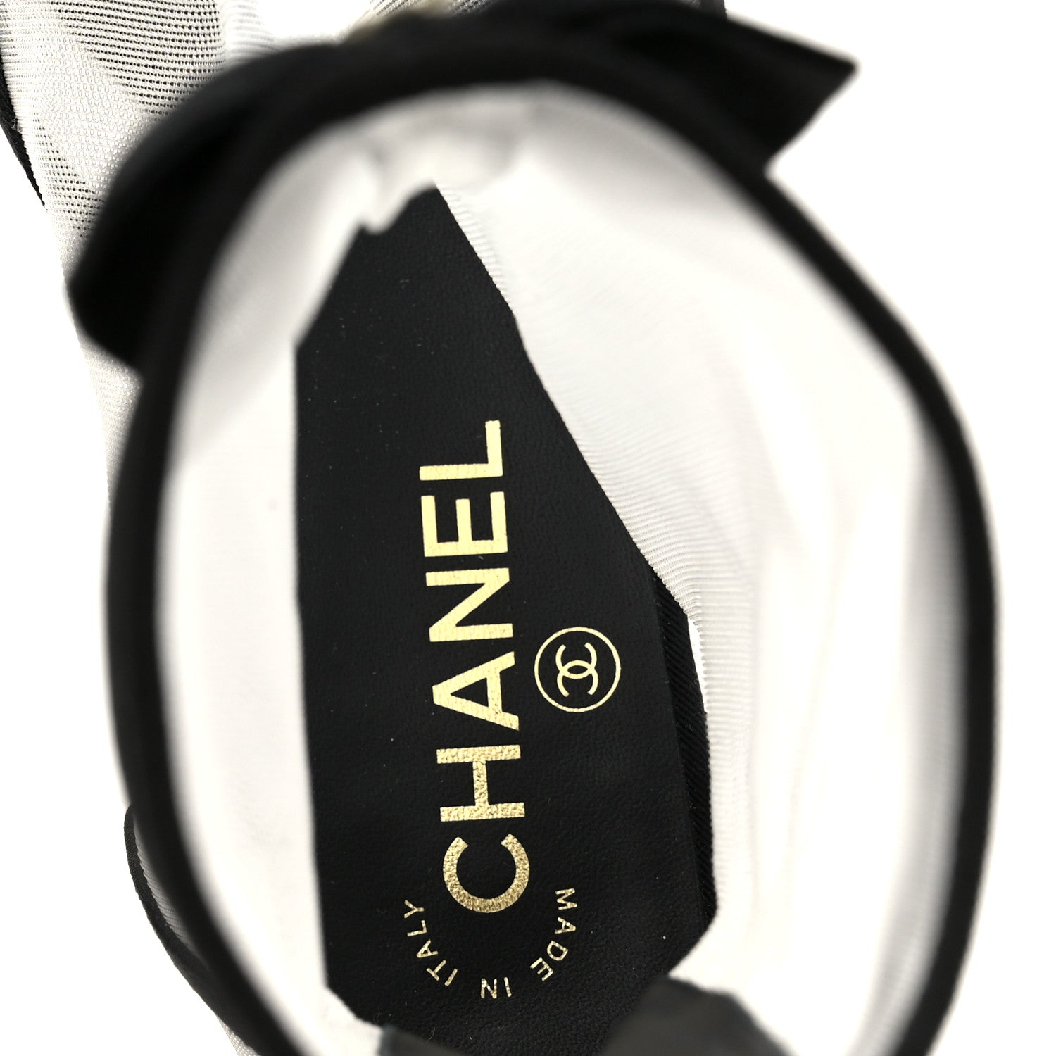 Chanel Mesh Grosgrain CC Cap Toe Ankle Boots 40 White Black 7 of 11