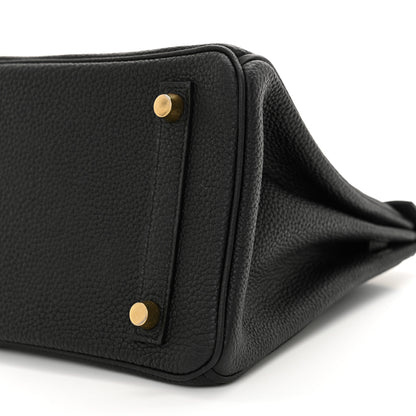 Hermes Togo Birkin 25 Black 10 of 14