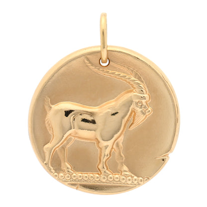 Van Cleef & Arpels 18K Yellow Gold Zodiac Capricorn Pendant 1 of 4