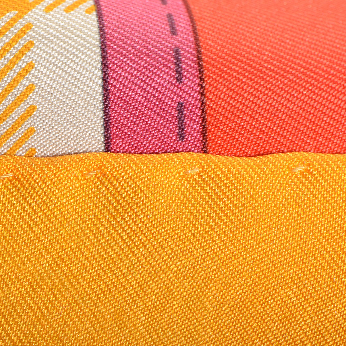 Silk Camails Scarf 90 Soleil Corail Vert De Gris