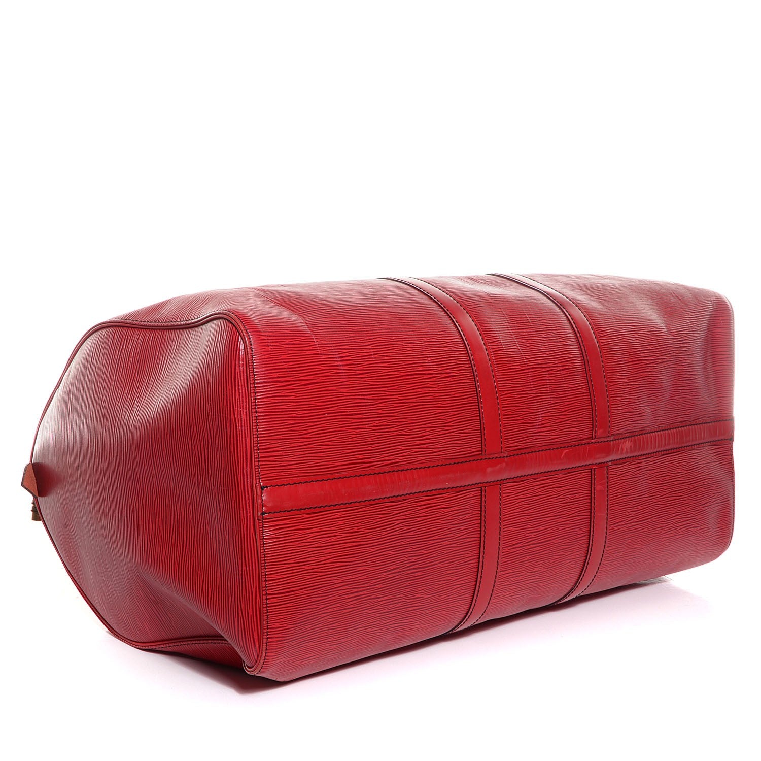 Louis Vuitton Epi Keepall 55 Rouge 4 of 7