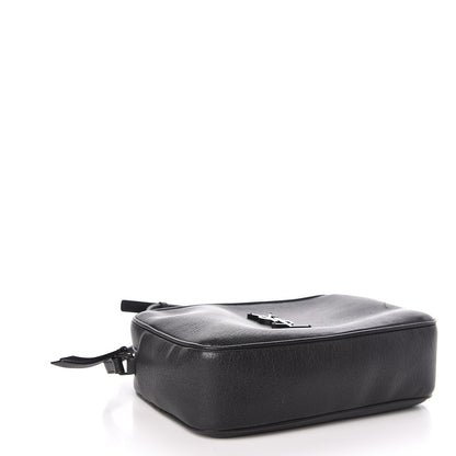 Saint Laurent Smooth Calfskin Monogram Lou Camera Bag Black 4 of 12