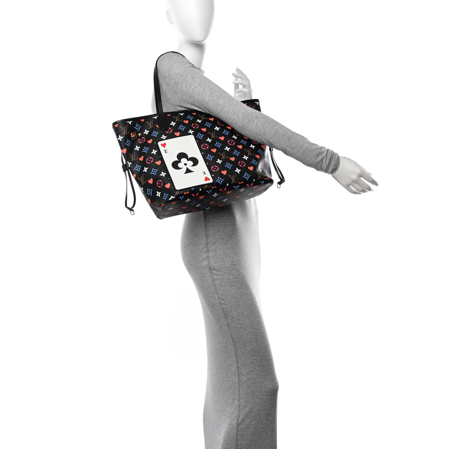 Louis Vuitton Game On Neverfull MM Black 2 of 11