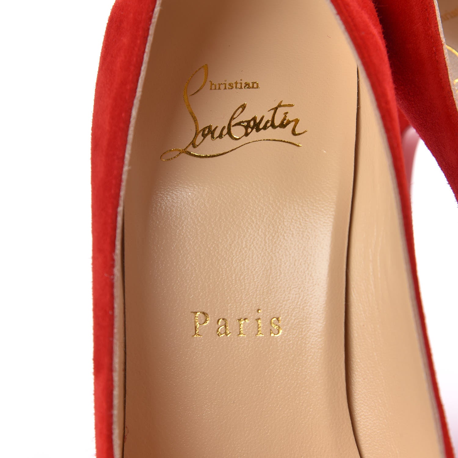 Christian Louboutin Veau Velours Alminette 100 Pumps 37.5 Loubi 7 of 8