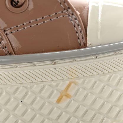 Valentino Garavani Patent Calfskin Womens Giggies High Top Sneakers 40 Rose Cannelle 11 of 12