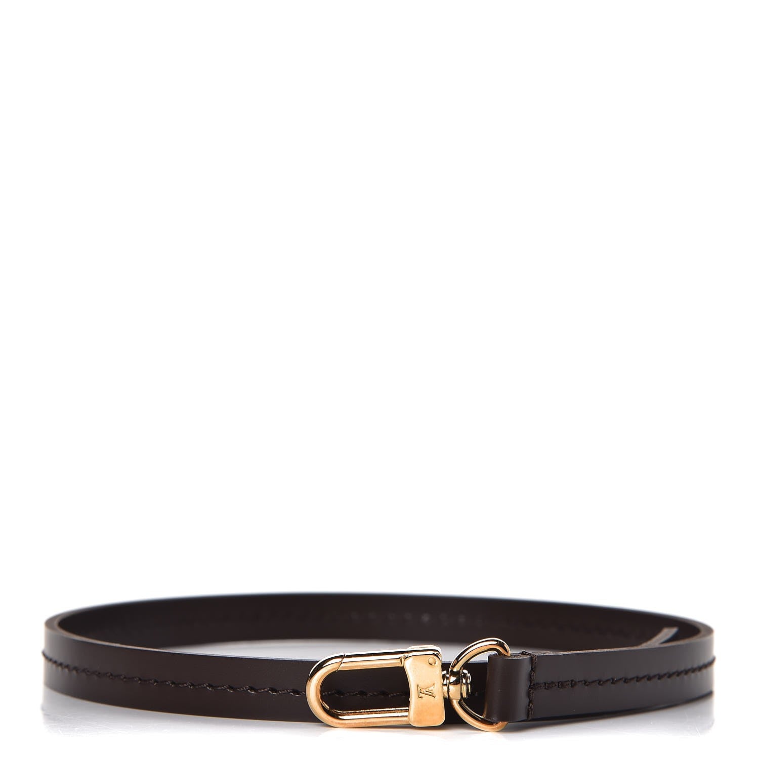 Louis Vuitton Calfskin Pochette Accessories Strap Brown 1 of 3