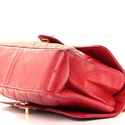 Chanel Lambskin Quilted Medium Double Sided Flap Red 12 of 12