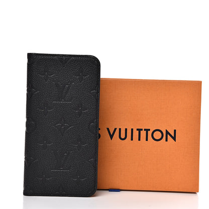 Louis Vuitton Empreinte iPhone XS Max Folio Case Black 7 of 7