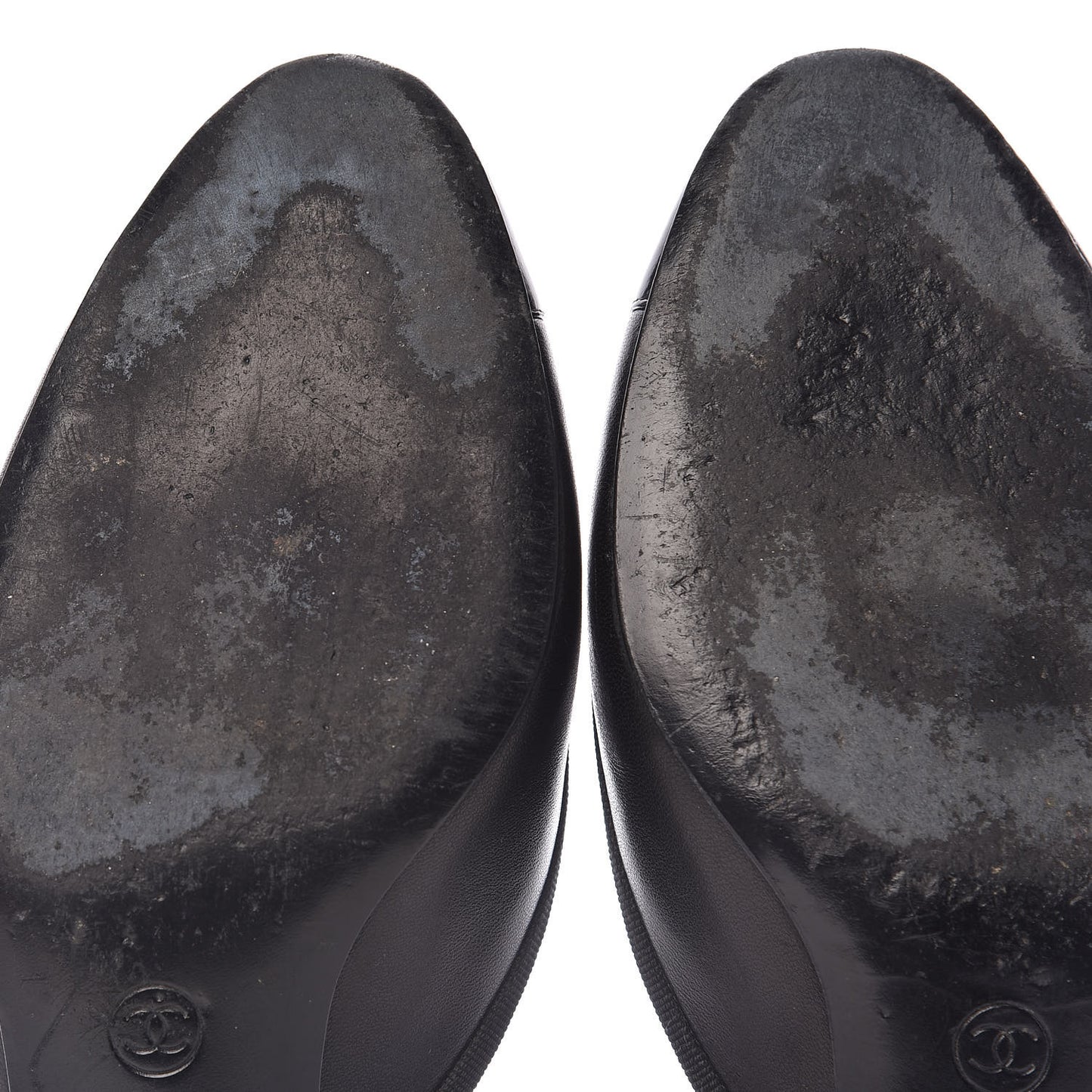 Patent Lambskin Cap Toe CC Mules 41 Black