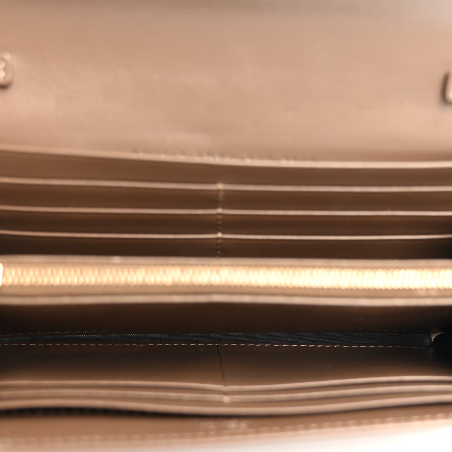 Fendi Vitello Soft F is Fendi Bi-Color FF 1974 Embossed Continental Envelope Wallet On Chain Maya Black 5 of 11