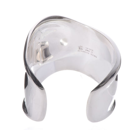 Tiffany Sterling Silver Medium Elsa Peretti Right Wrist Bone Cuff Bracelet 3 of 4