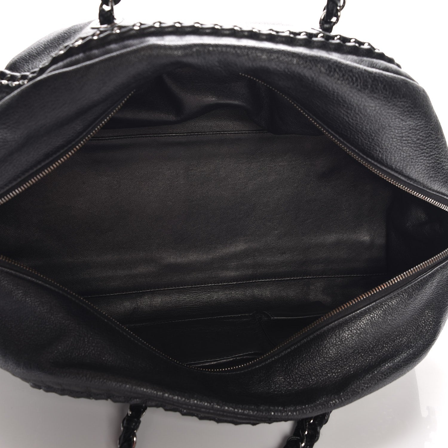 Chanel Deerskin Medium Luxe Ligne Bowler Black 5 of 7