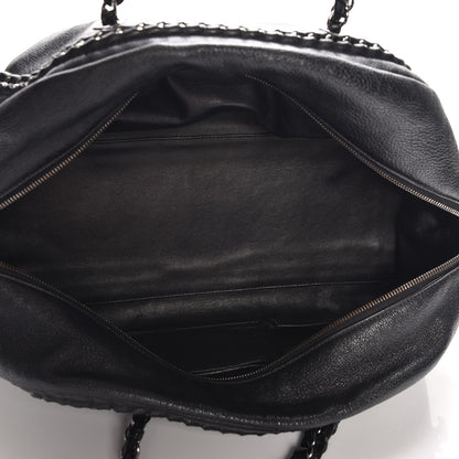 Chanel Deerskin Medium Luxe Ligne Bowler Black 5 of 7