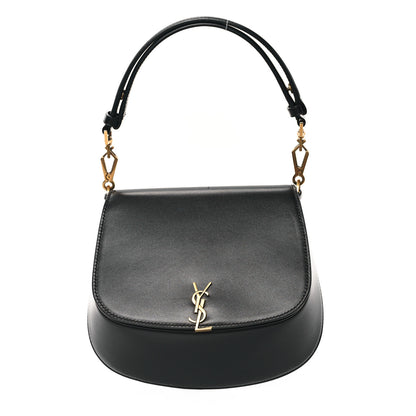 Saint Laurent Box Calfskin Mini Voltaire Top Handle Bag Black 1 of 12