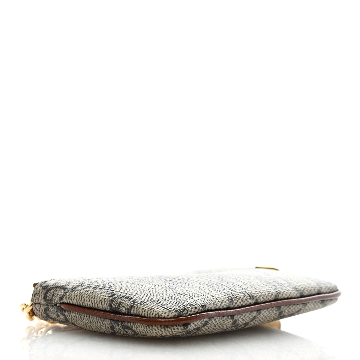 Gucci GG Supreme Monogram Key Case Beige Ebony Cuir 4 of 7