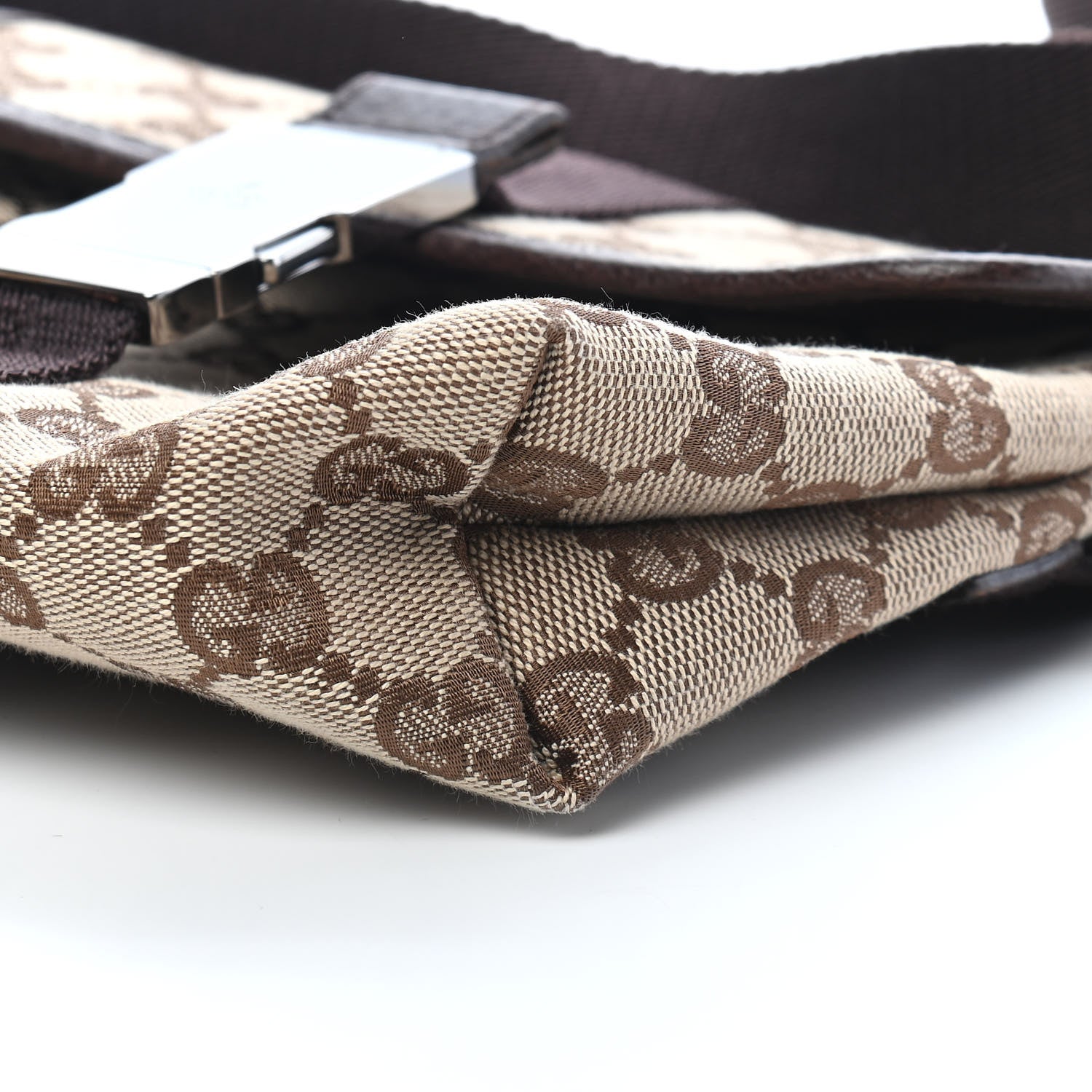 Gucci Monogram Waist Pouch Bag Dark Brown 9 of 9