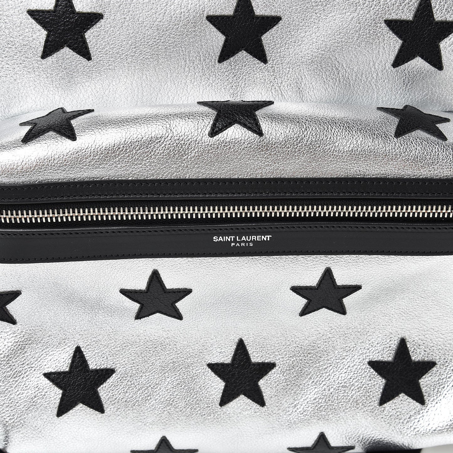 Metallic Buffalo Star Hunting Backpack Silver Black
