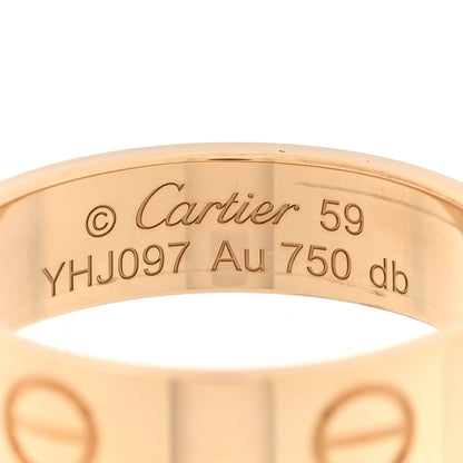 Cartier 18K Yellow Gold 5.5mm LOVE Ring 59 8.75 4 of 4