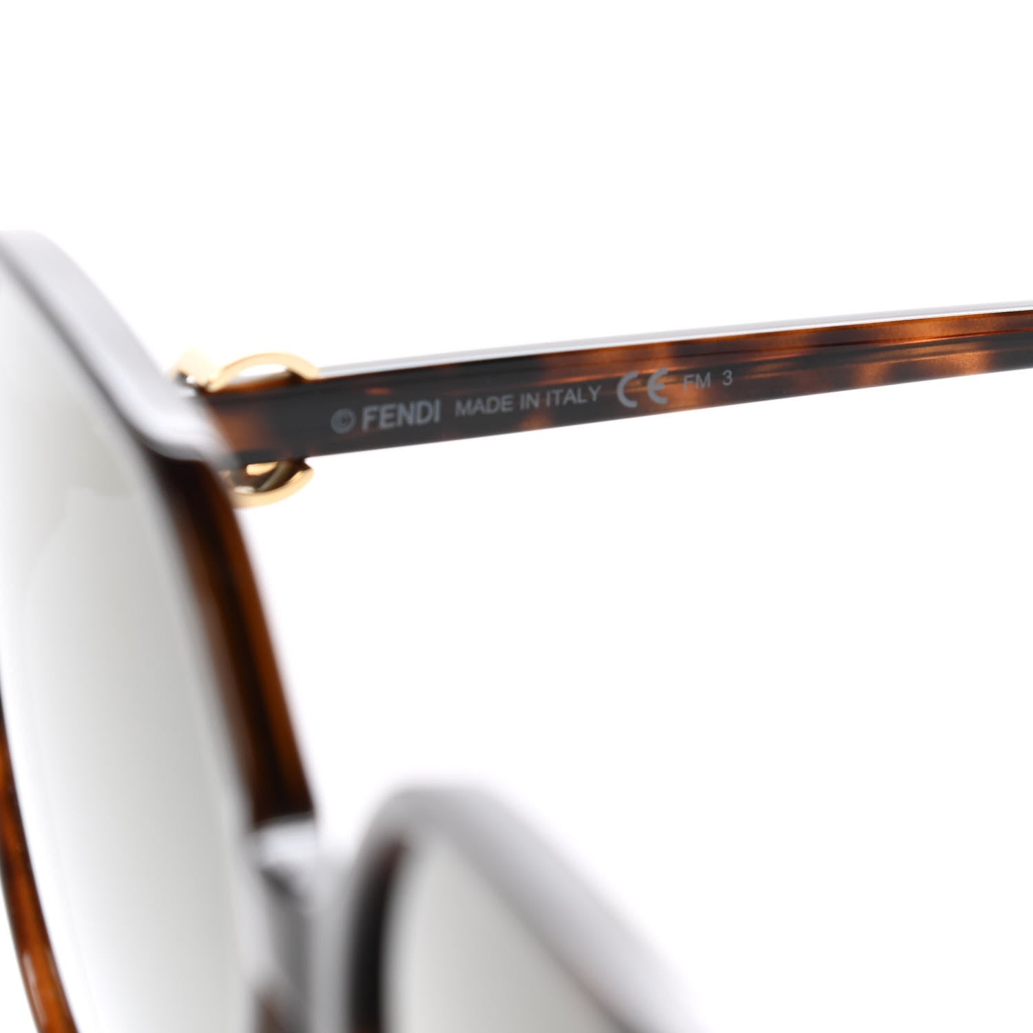 Fendi Acetate Square Sunglasses FF 0287/S Tortoise 5 of 8
