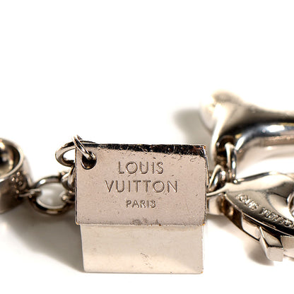 Louis Vuitton Baxter Dog Bag Charm Silver 3 of 4
