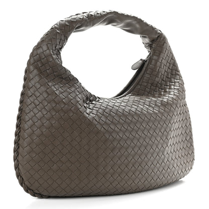 Bottega Veneta Nappa Intrecciato Medium Veneta Hobo Grey 2 of 10