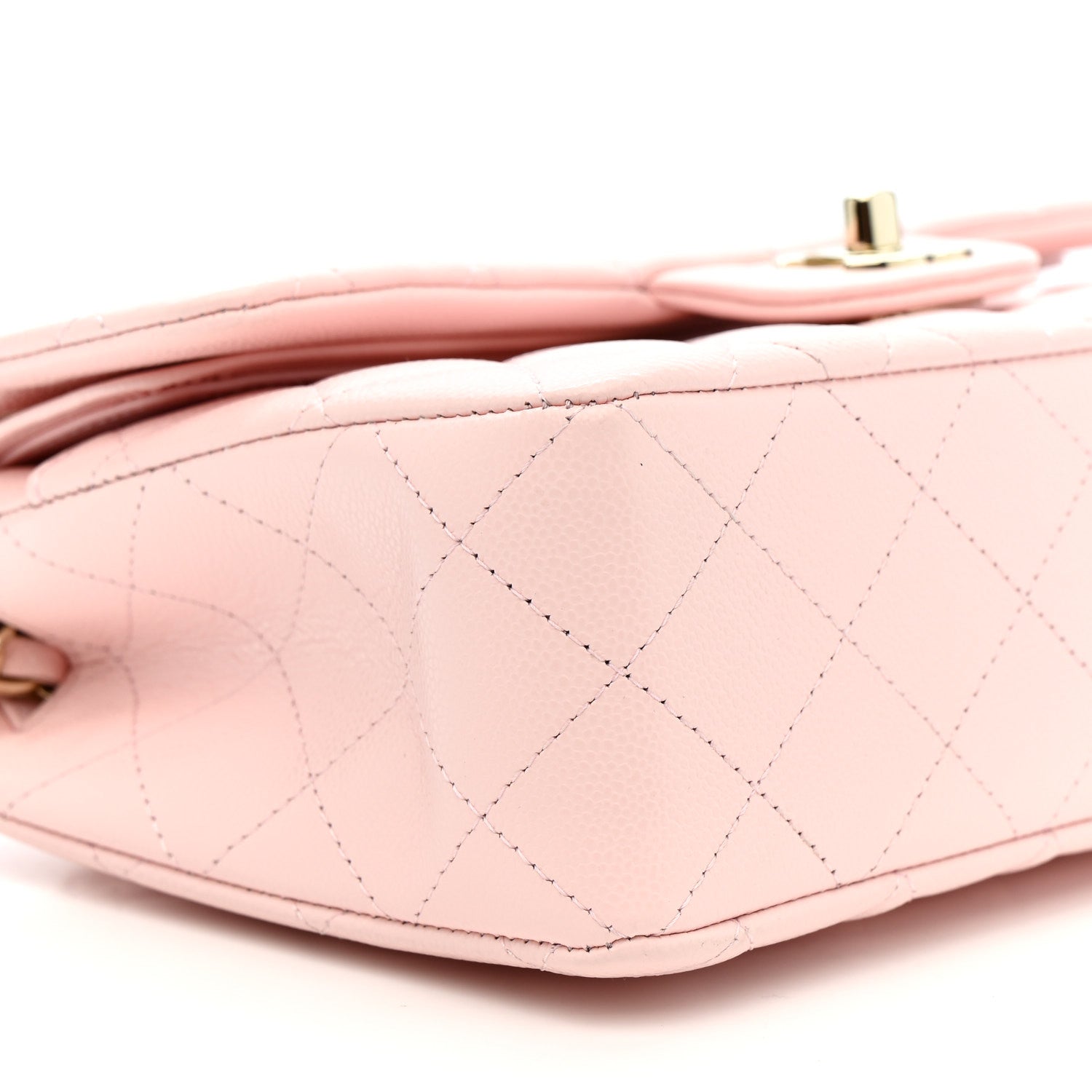 Chanel Caviar Quilted Small Double Flap Light Pink 9 of 13