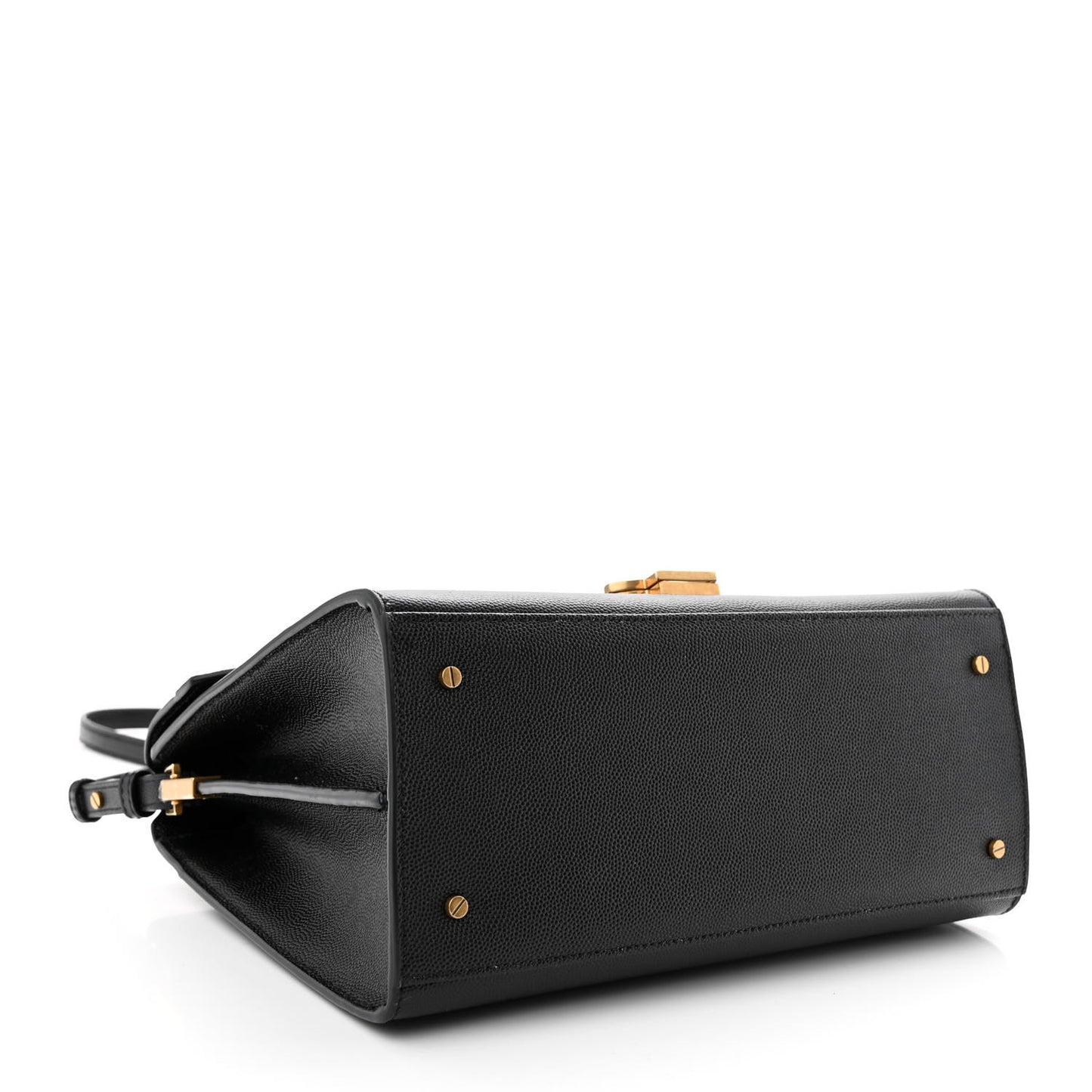 Grain de Poudre Medium Classic Monogram Cassandra Top Handle Black
