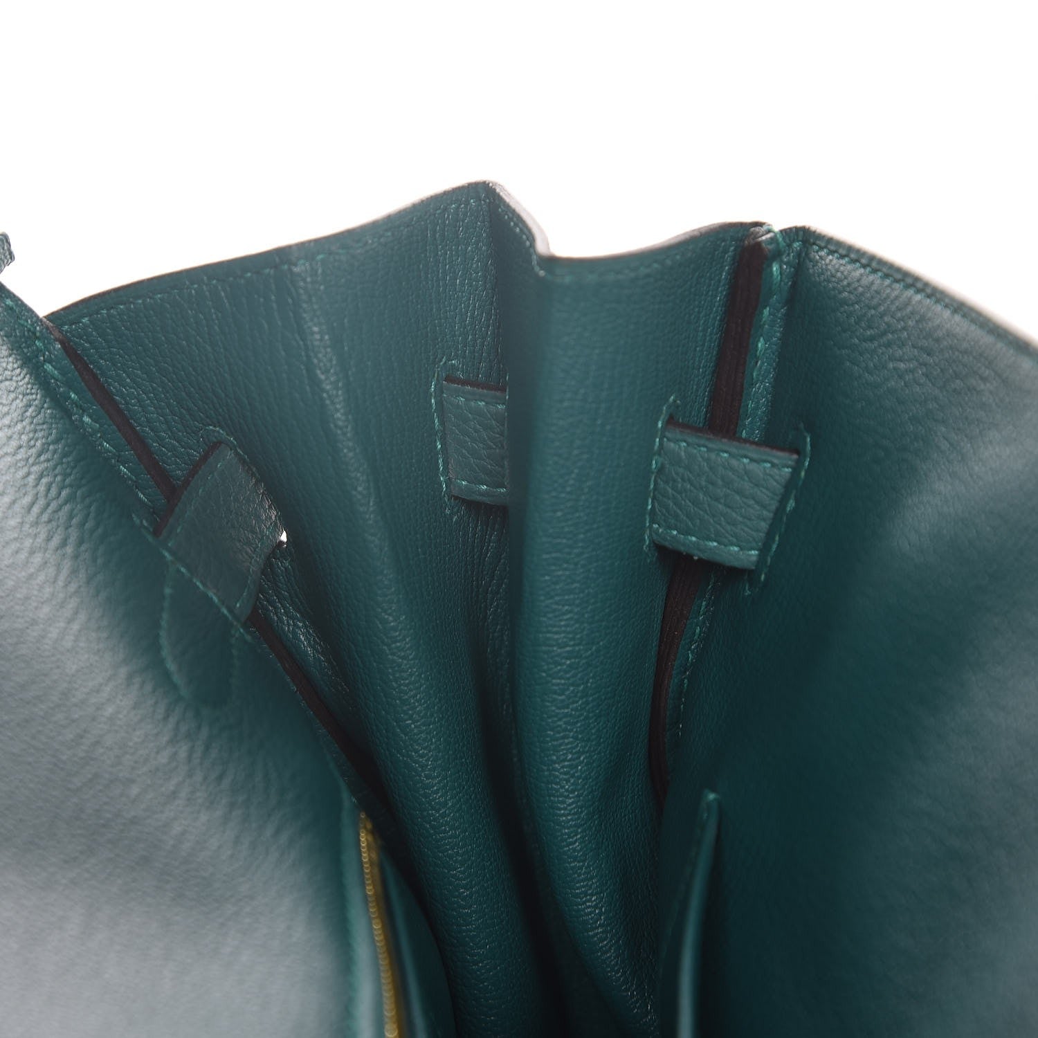 Hermes Togo Birkin 35 Malachite 10 of 31