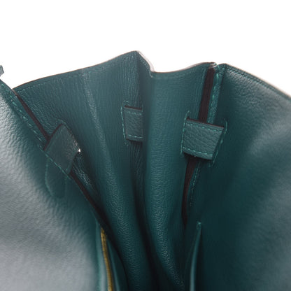 Hermes Togo Birkin 35 Malachite 10 of 31