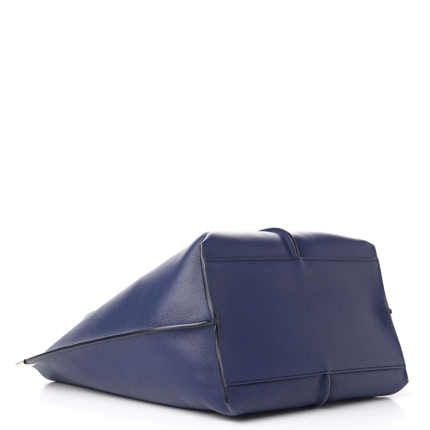 Smooth Calfskin Medium Vick Tote Captive Blue