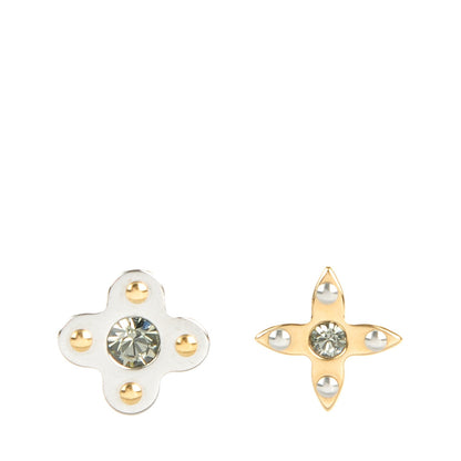 Louis Vuitton Swarovski Crystal Love Letter Timeless Ear Studs Earrings 1 of 5