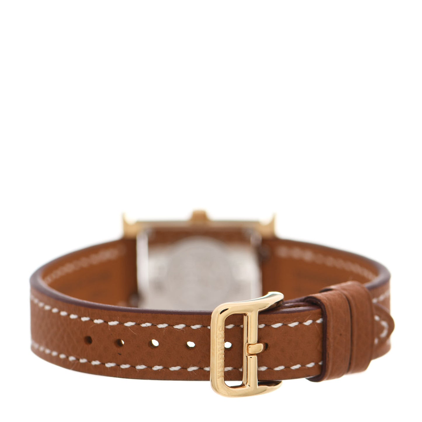 Stainless Steel Epsom 17.2mm Heure H Hour Quartz Watch Gold