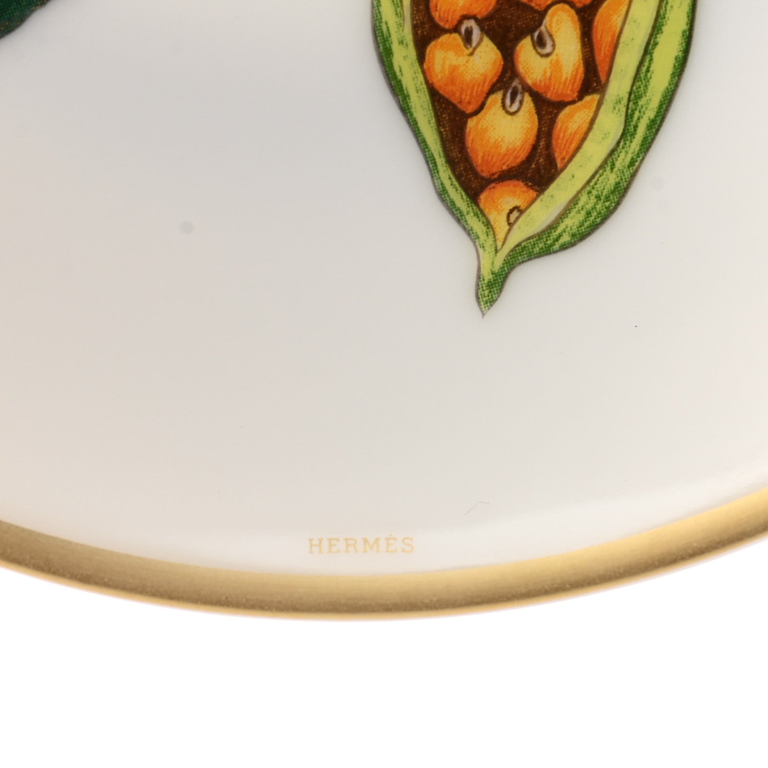 Hermes Porcelain Passifolia Bread and Butter Plate Set of 2 5 of 6
