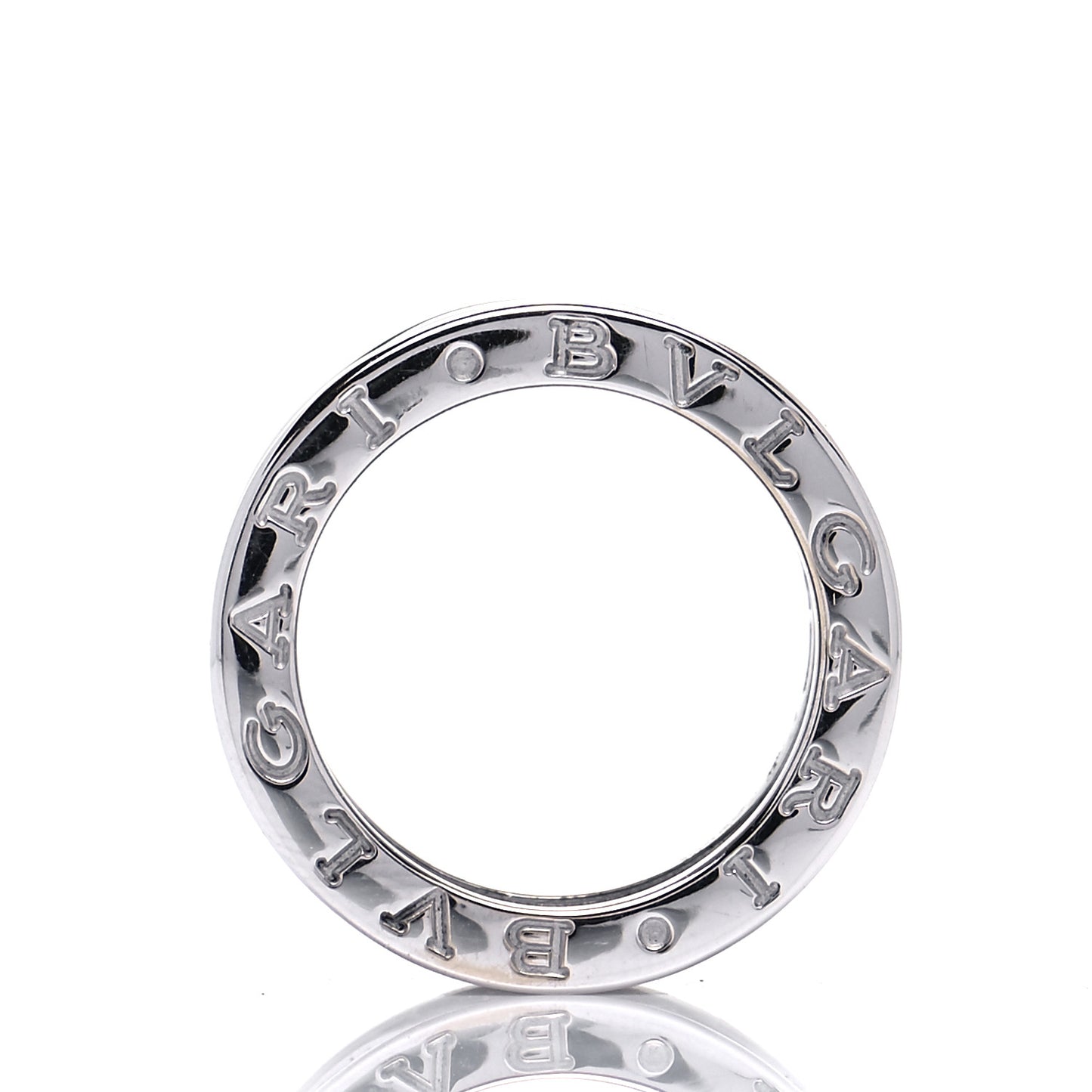 18K White Gold B.Zero1 Four-Band Ring 48 4.5