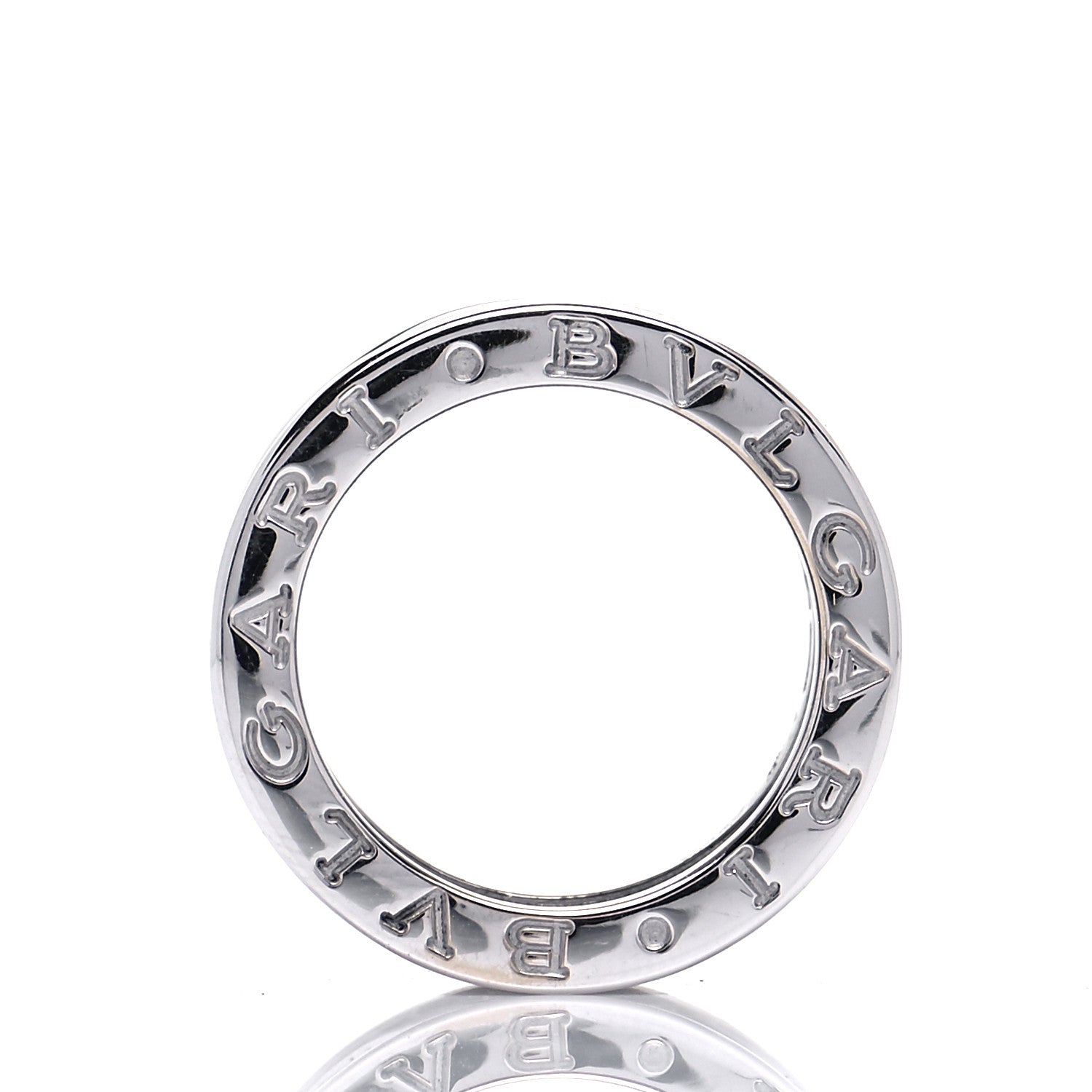 Bulgari 18K White Gold B.Zero1 Four-Band Ring 48 4.5 4 of 6