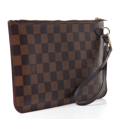 Louis Vuitton Damier Ebene Neverfull MM GM Pochette 3 of 13