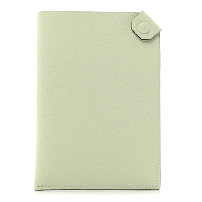 Hermes Epsom Tarmac PM Passport Holder Vert Fizz 1 of 7